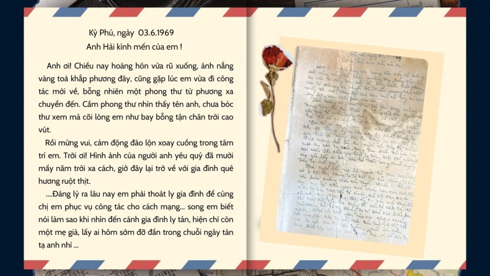 LÁ THƯ CỦA LIỆT SĨ TRƯƠNG THỊ THANH HỒNG – KÝ ỨC THIÊNG LIÊNG  TRONG KHÔNG GIAN TRƯNG BÀY BẢO TÀNG HỘI AN