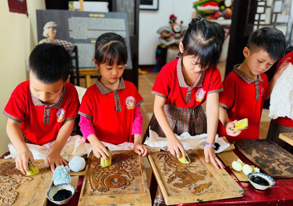 Hoạt động tham quan, trải nghiệm cho các em học sinh tại các điểm  bảo tàng trong 4 tháng đầu năm 2025